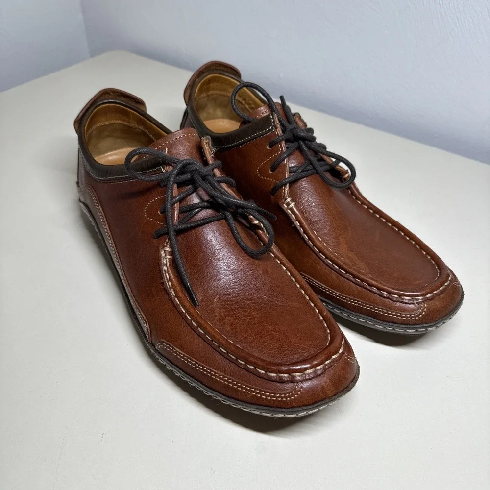 Cole Haan Mens NikeAir G Series Sz 10 M 5042176 Brown Leather Loafer Shoes